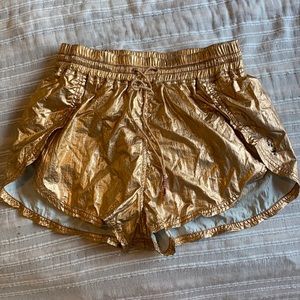 FP Movement Gold Shorts